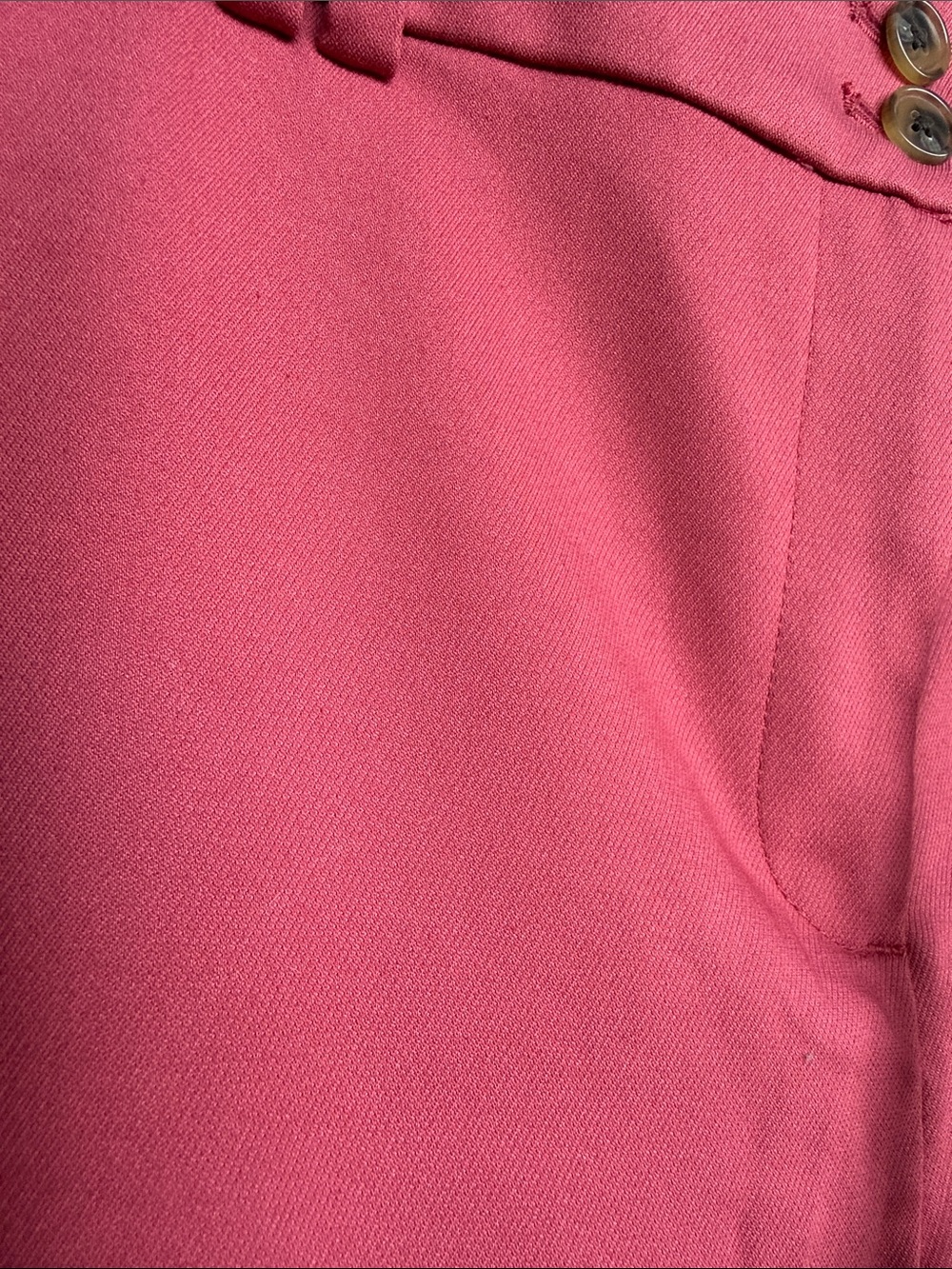 LOFT Coral-Red (pomegranate) Skinny Cropped Ankle Pants